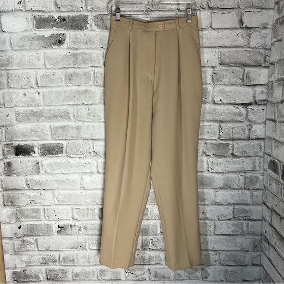 Vintage Gloria Vanderbilt High Rise Pleated Trouser Pants Size 10 - Picture 4 of 8